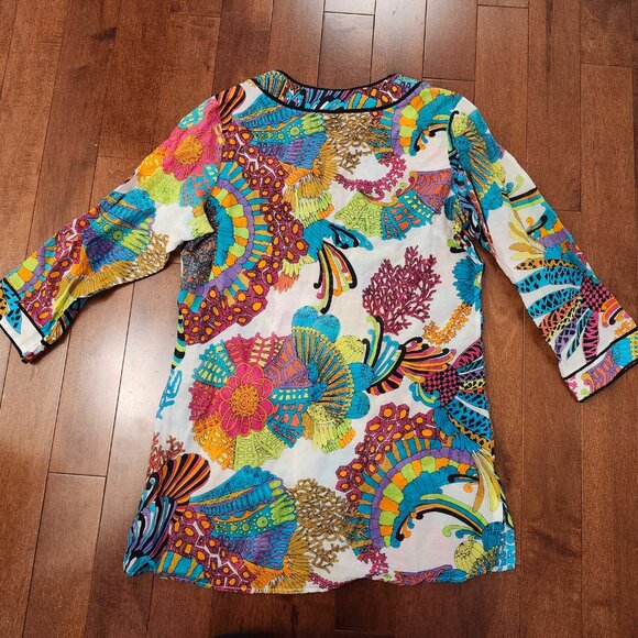 Trina Turk women's swim cover up in size small - Picture 2 of 6